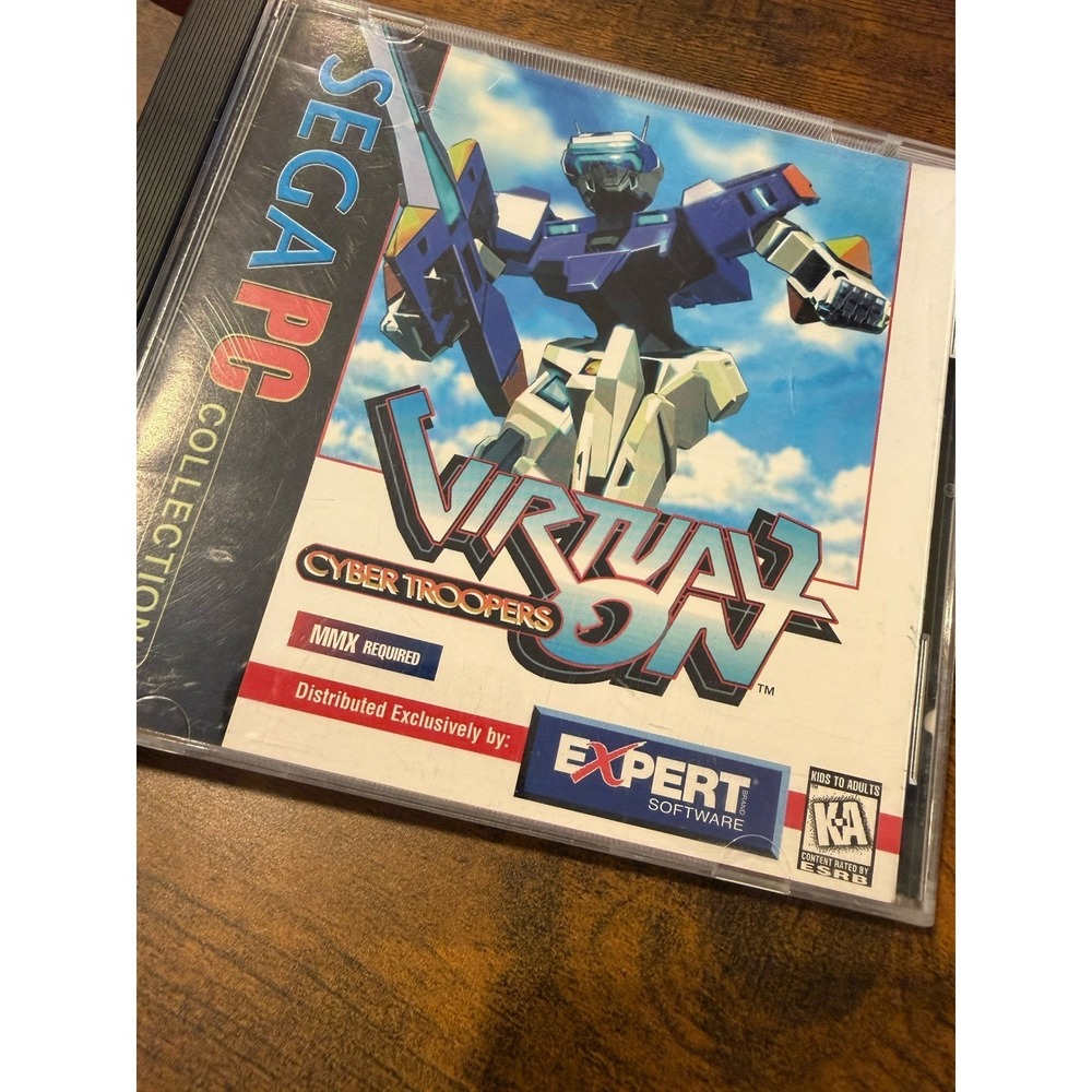 Virtual On Cyber Troopers Sega PC Collection Windows 95 98 Expert Software Mecha